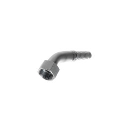 Comprar racor codo 45º hembra loca, cuerda 1-1/16" - 12 OFS, manguera de 1"