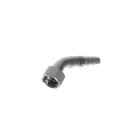 Comprar racor codo 45º hembra loca, cuerda 1-1/16" - 12 OFS, manguera de 1"