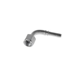 Comprar racor codo 90º hembra loca, cuerda 11/16" - 16 OFS, manguera de 3/8"