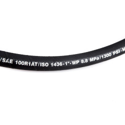 Sale of hydraulic hoses ID: 1" Max. Pressure: 88 Bar (1330 psi) Buy by length
