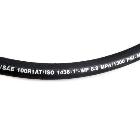 Sale of hydraulic hoses ID: 1" Max. Pressure: 88 Bar (1330 psi) Buy by length