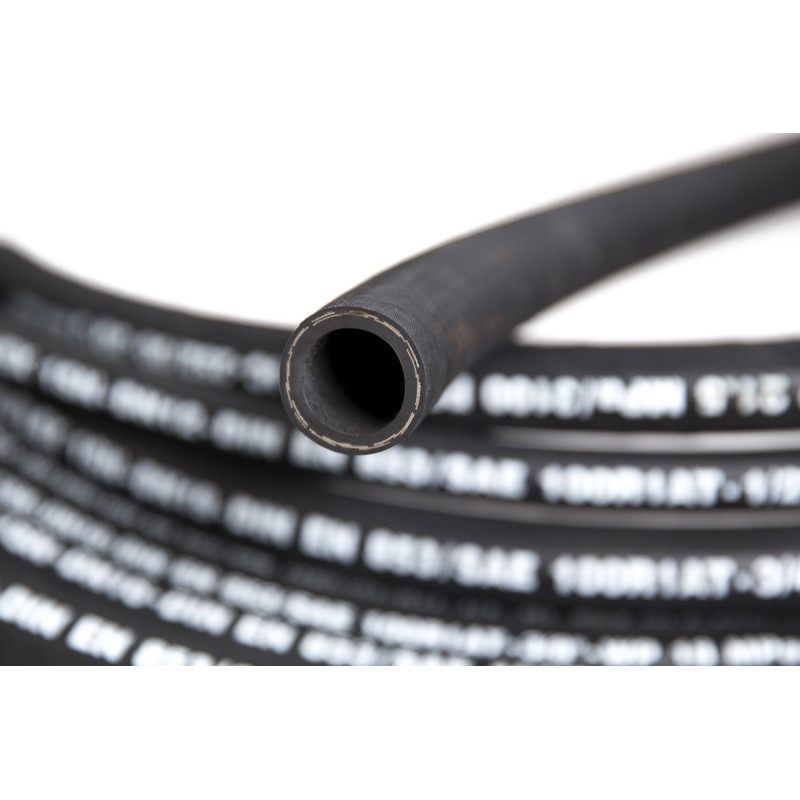 Sale of hydraulic hoses ID: 1" Max. Pressure: 88 Bar (1330 psi) Buy by length