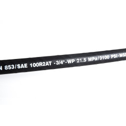Sale of hydraulic hoses ID: 3/4" Max. Pressure: 215 Bar (3100 psi) Buy by length
