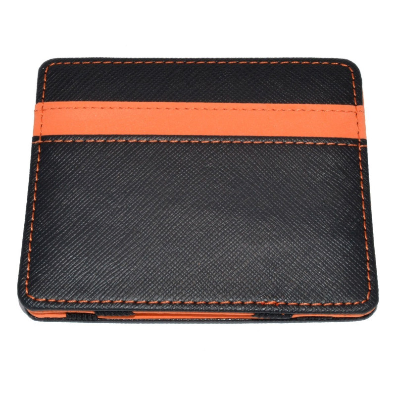  	 Cartera Mágica Super Delgada para Hombre. (Naranja) 