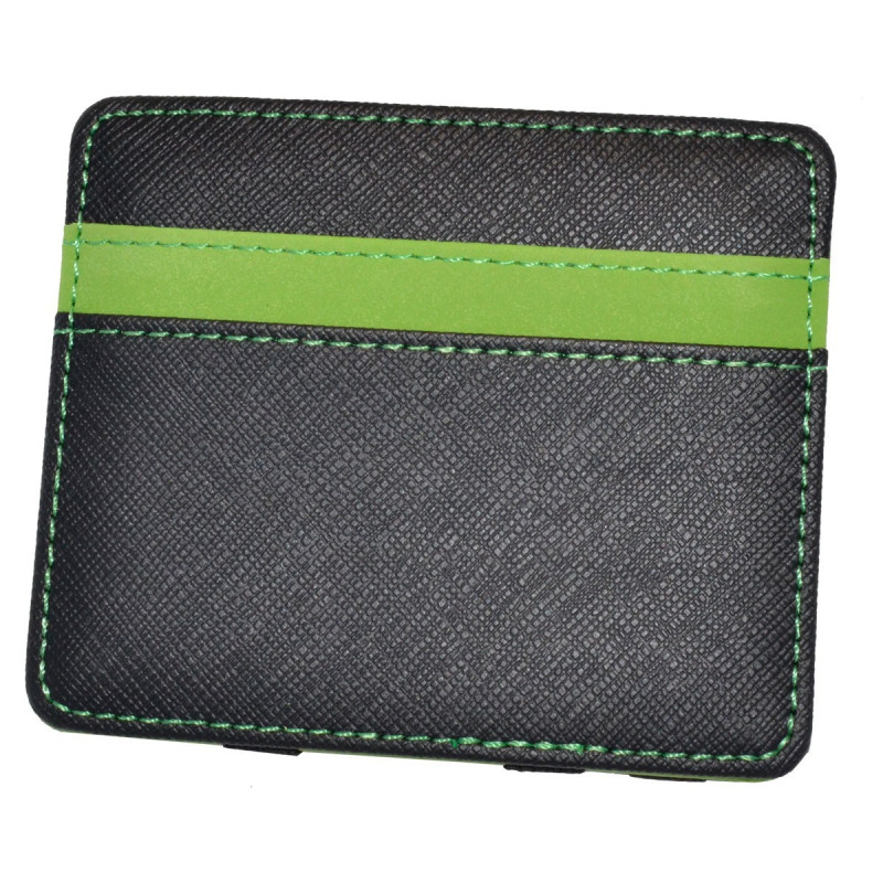 Cartera Mágica Super Delgada para Hombre. (Verde)