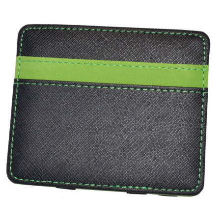 Cartera Mágica Super Delgada para Hombre. (Verde)