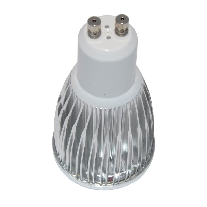 Pack de 2 Bombillas LED, 120º, GU10, 12W, 220 Volts, 1050 Lum. Blanco Cálido