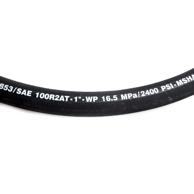 Sale of hydraulic hoses ID: 1" Max. Pressure: 165 Bar (2400 psi) Buy by length