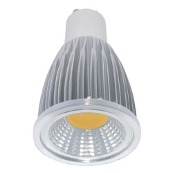 Pack de 5 Bombillas LED, 120º, GU10, 12W, 220 Volts, 1050 Lum. Blanco Frío [Clase de eficiencia energética A]