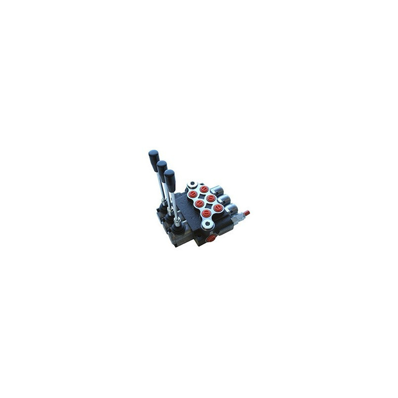 Distribuidor Hidráulico Monobloc 3 palancas 45 lts/min - Galtech