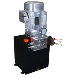 Compact Hydraulic Power Unit 24V 15 bar 0,64cc/rev
