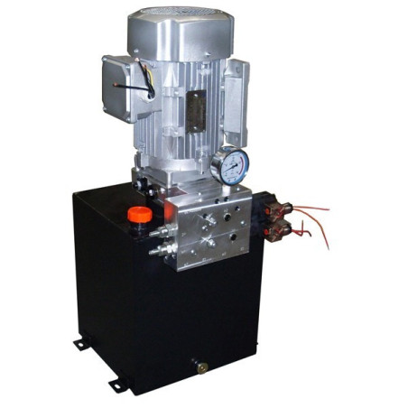 Compact Hydraulic Power Unit 24V 15 bar 0,64cc/rev