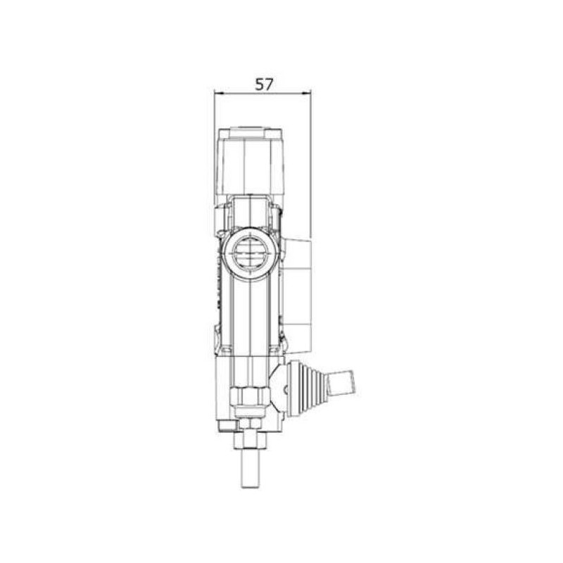 Distribuidor Hidráulico 45 lts/min, 1/2" Corta Leña (Para astilladora)