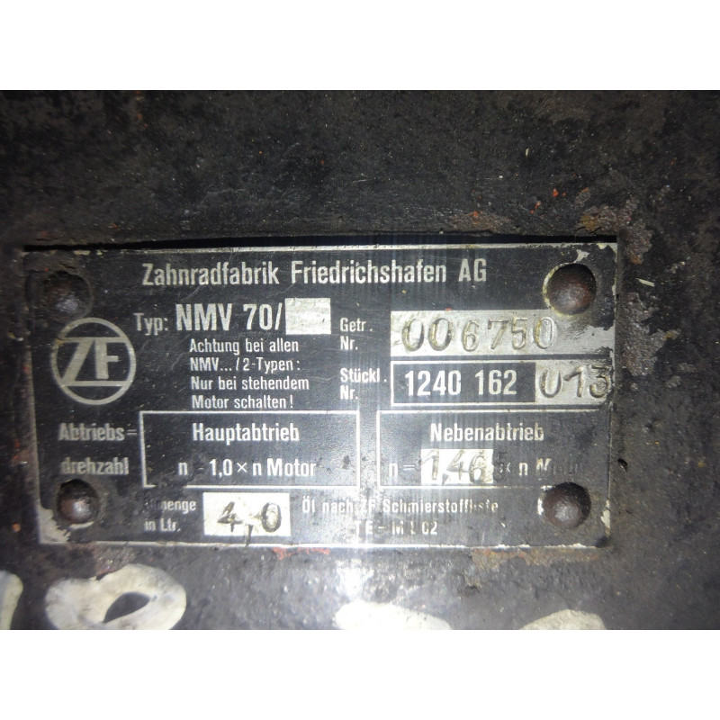 Toma de Fuerza marca ZF modelo ZF NMV 70/1