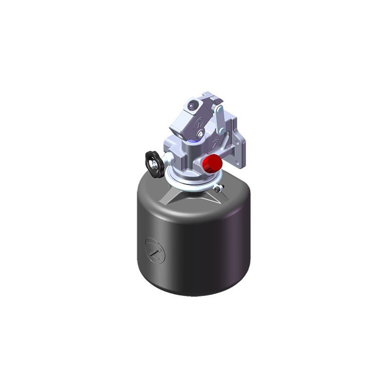 Hydraulic Hand Pump For Single Acting Cylinder. This Pump Require Tank of Plastic. Max Pressure 150 bar