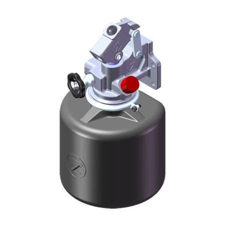Hydraulic Hand Pump For Single Acting Cylinder. This Pump Require Tank of Plastic. Max Pressure 150 bar