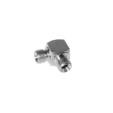 Codo 90º BSP macho 3/8" X BSP macho 3/8" WP 250. P.T. 250 bar