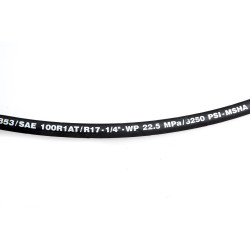 Hydraulic hose ID: 3/16" Max. Pressure: 210 Bar (3045 psi)