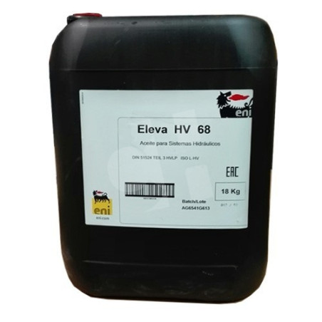 Garrafa de Aceite Hidráulico ENI Eleva HV68 de 20 L