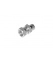 Adaptador BSP Macho 1/4" cono 60º X JIC Hembra Giratoria 7/16