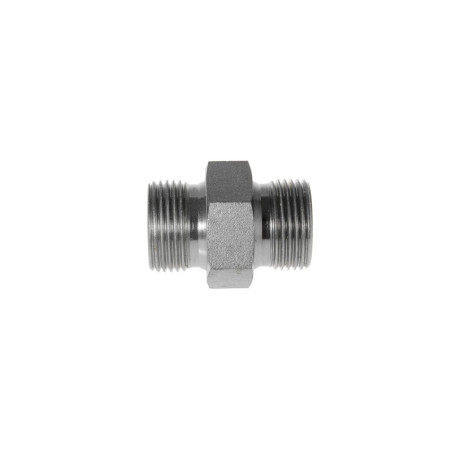 Adaptador BSP Macho 1/4" X BSP Macho 1/2". 