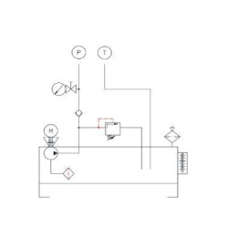 Compact Hydraulic Power Unit 24V 15 bar 0,64cc/rev