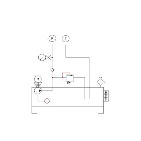 Compact Hydraulic Power Unit 24V 15 bar 0,64cc/rev