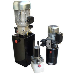 Grupo hidráulico 3HP 220 V, 4,7 cc/rev, Pmax: 135 bar