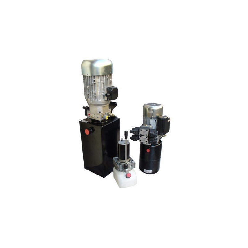 Grupo hidráulico 3HP 220 V, 4,7 cc/rev, Pmax: 135 bar