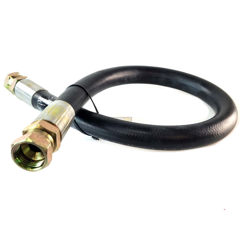Ensamble latiguillo hidráulico de 3/8" x 590 mm conector racor macho 3/8" y hembra 3/8" BSP(GAS)