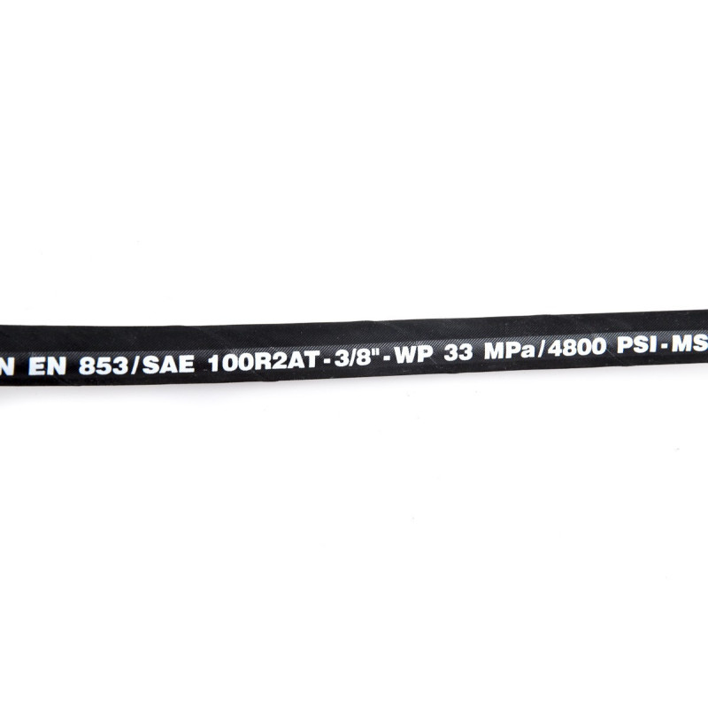 Sale of hydraulic hoses ID: 3/8" Max. Pressure: 330 Bar (4800 psi) Buy by length
