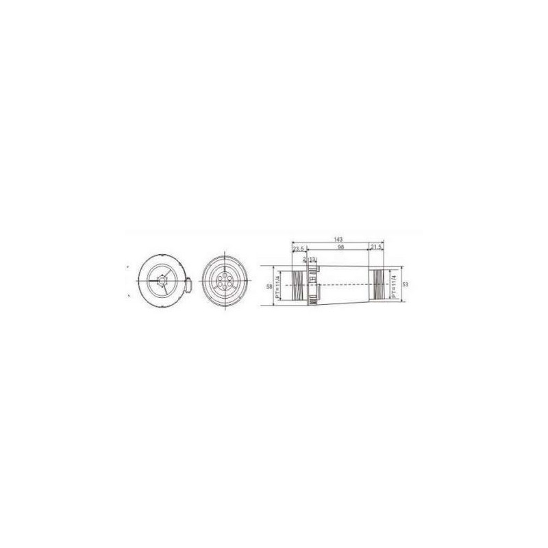 Relief valve 1/2" BSP (GAS) 70 - 210 bar