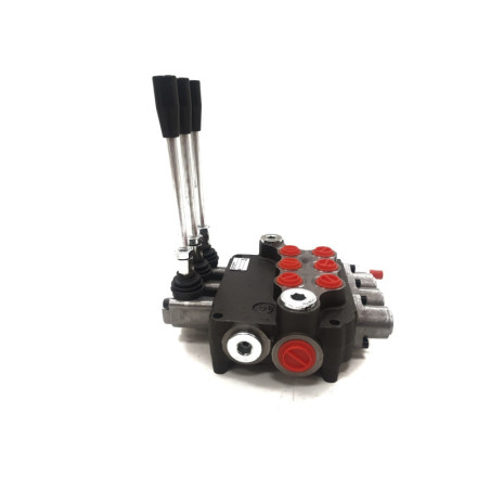 Compact monoblock directional control valve, 3 spools, 45 l/min, up to 250 bar.