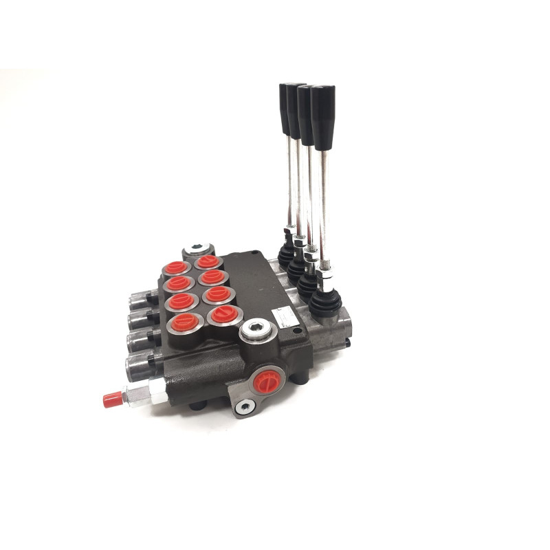 Compact monoblock directional control valve, 3 spools, 45 l/min, up to 250 bar.
