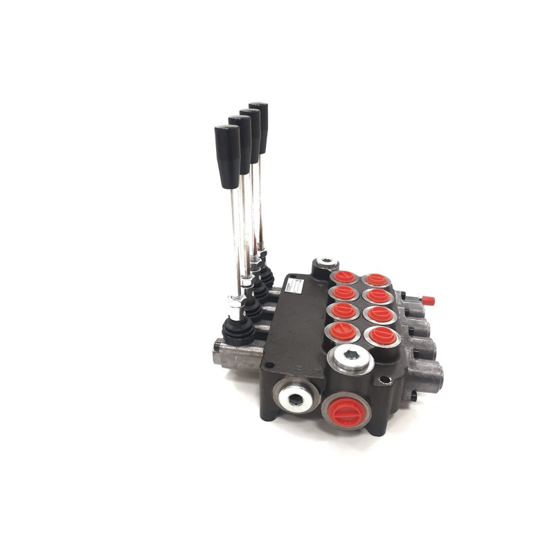 Compact monoblock directional control valve, 3 spools, 45 l/min, up to 250 bar.