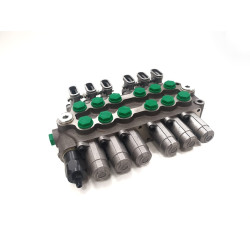 Distribuidor Hidráulico 6 palancas, servicios de 3/8", centro abierto