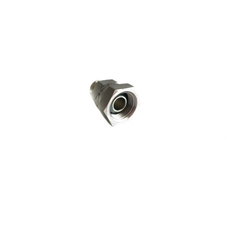 Adaptador hembra loca 1/2" BSP x macho fijo 3/8" BSP.