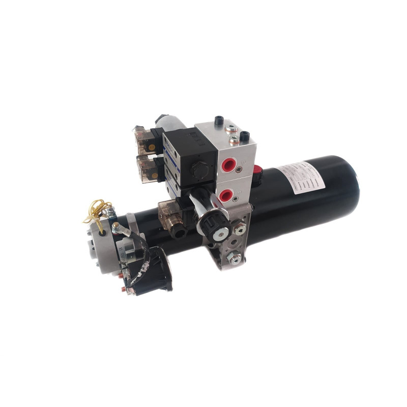 Minicentral hidráulica, motor eléctrico 24 vcc, 1200 w Ø80+ térmico