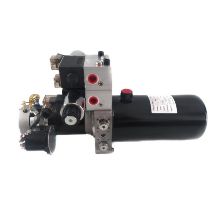 Minicentral hidráulica, motor eléctrico 24 vcc, 1200 w Ø80+ térmico