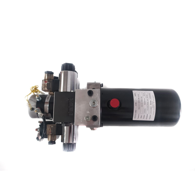 Minicentral hidráulica, motor eléctrico 24 vcc, 1200 w Ø80+ térmico