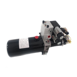 Minicentral hidráulica, motor eléctrico 24 vcc, 1200 w Ø80+ térmico