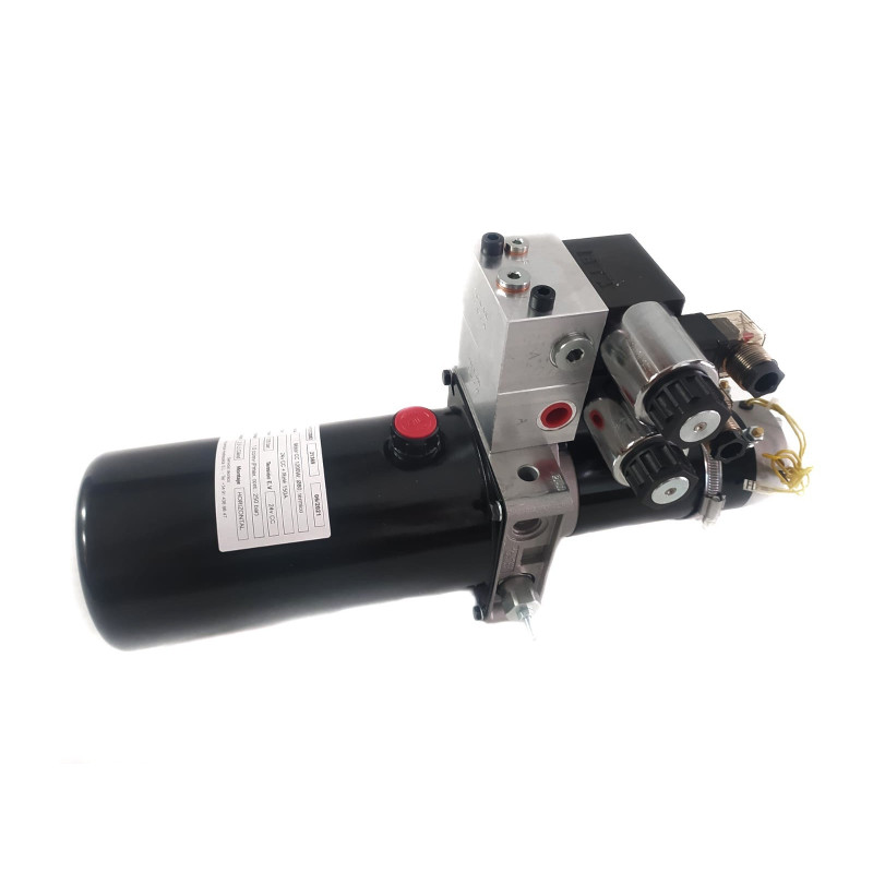 Minicentral hidráulica, motor eléctrico 24 vcc, 1200 w Ø80+ térmico