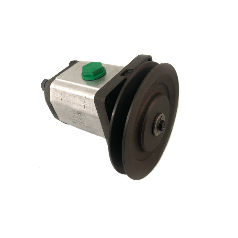 Bomba hidráulica Roquet 0010S 2L010DP01R con polea, caudal  de 10 L/min.