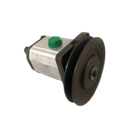 Bomba hidráulica Roquet 0010S 2L010DP01R con polea, caudal  de 10 L/min.