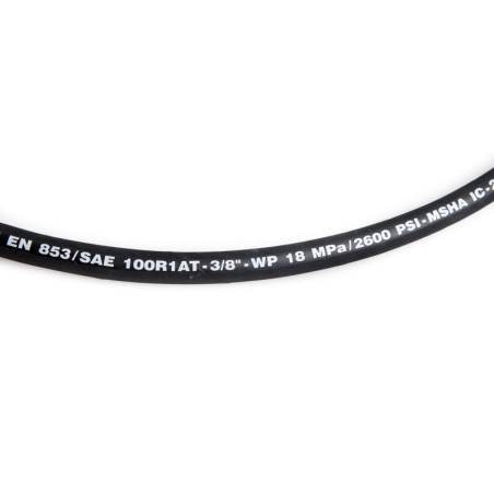 Hydraulic Hose   3/8" – Max. Pressure: 180 bar (2600 PSI) - 1700 mm Length