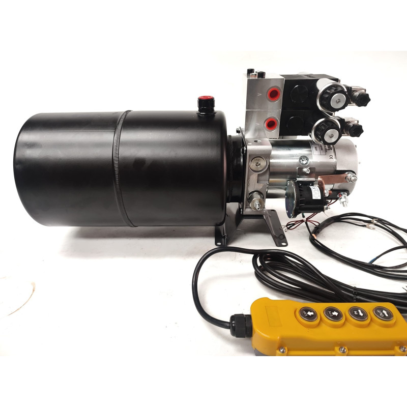 Hydraulic Power pack, 24 VDC electric motor, 2200 W, with two valves