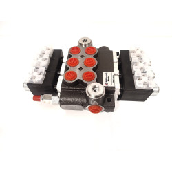 Directional Control Valve, 3 Spool, Electrical 12 VDC, 50 L/min.