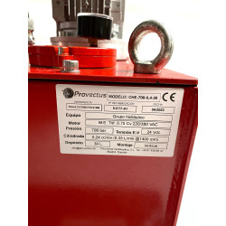 Grupo Hco. 0,75 Cv, 220/380 VAC, 700 bar, 0,35 L/min.