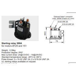 Moto-Bomba Hidráulica de Alta Presión, 2200 W 24VDC- 4 L/min @ 200 bar