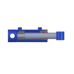 Hydraulic cylinder O.D. 25-40-700 with 50 mm spacer sleeve